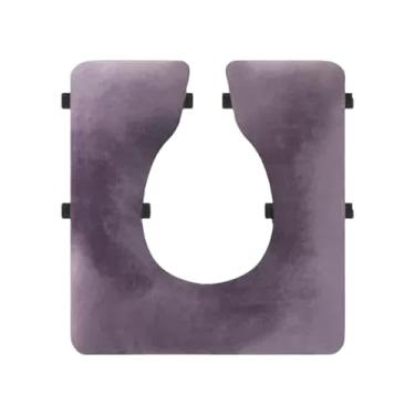 Imagem de KiBcsLic Almofada para assento de cômoda acolchoada com tiras de fixação Almofada para cadeira de cômoda para vaso sanitário para deficientes Cadeira de banho, V Shape