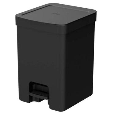 Imagem de Lixeira De Pedal Trium 12 Litros - Ou - Martiplast, Preto