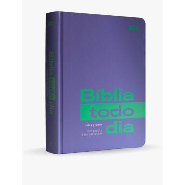 Imagem de Biblia Todo Dia Letra Grande - Capa Roxa
