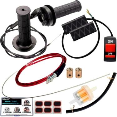 Imagem de Cabo de acelerador giratório de 22 mm para Mikuni Mini Bike Coleman CT200U CT200U-EX MB200 BT200X CT100 Doodle Baja Warrior 50 90 110 125cc Dirt Bike Pit Bug Blitz Dirt Bug Racer