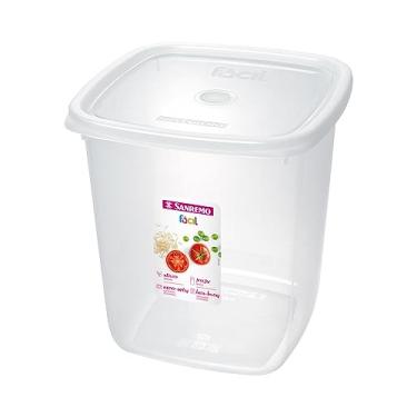 Imagem de Sanremo - Pote Plástico Retangular de 7 Litros, Linha Fácil