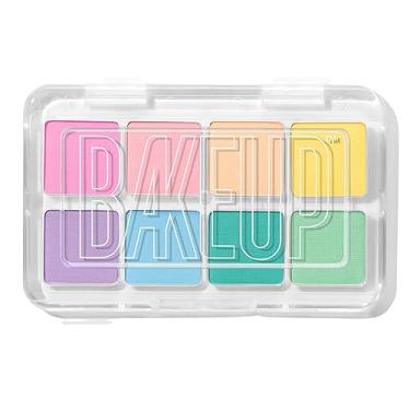 Imagem de Paleta de sombras pastel – 8 tons sonhadores, tamanho micro palma, pigmentos prensados e sombras, misturável, vegano, sem crueldade, sem parabenos, paleta fosca, colorpop