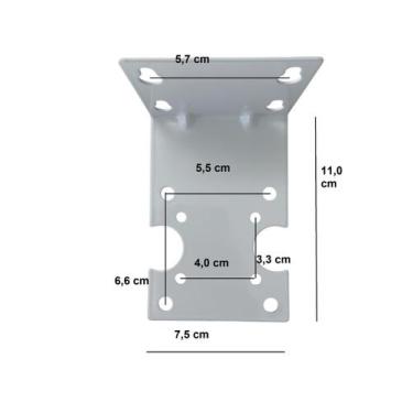 Imagem de Suporte para Filtro de Água 5, 7 ou 10 x 2,5 Metal - FILTRE FILTROS