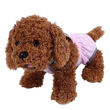 Imagem de KUIDAMOS Diañal para Fêmeas Fraldas Fisiológicas de Cães Suspenda Calças de Roupas íntimas Menstruais, Impedindo que o Cachorro Se Acasalse à Vontade Ficar (M/12)