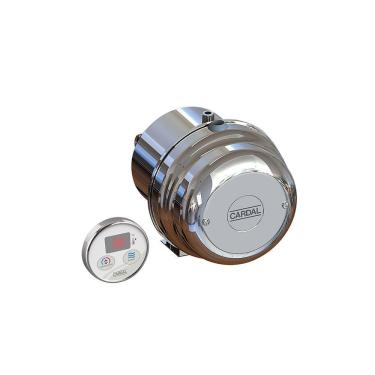 Imagem de Aquecedor Elétrico Para Hidromassagem Cardal Aq087 Super Hidro Digital Inox 220v (8200w)