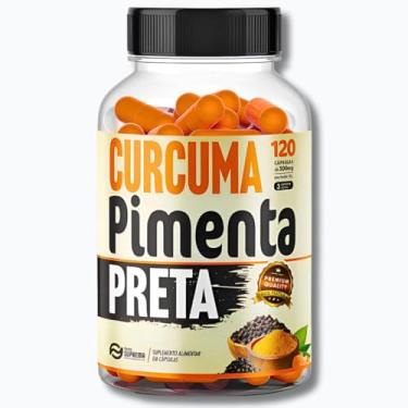 Imagem de Cúrcuma Premium com Pimenta Preta 120 Cápsulas 500mg