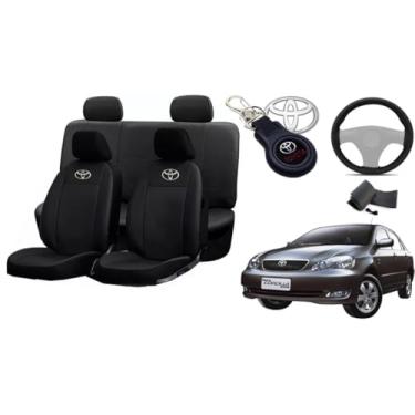 Imagem de Capa de couro para o banco corolla 2003-2008 proteção impermeável