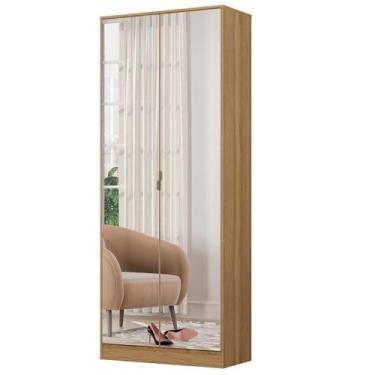 Imagem de Armario Multiuso Sapateira Espelhado Grife 2 Portas Demóbile - Domóbil