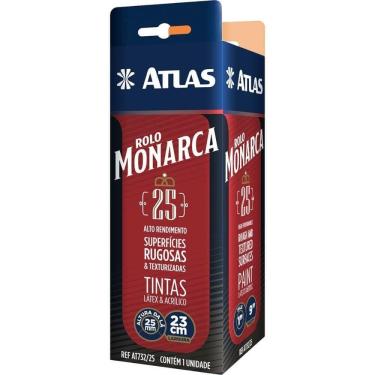 Imagem de Rolo De 23cm Monarca Rendeplus 25mm De Altura Da Lã - At732-25 - Pincéis Atlas