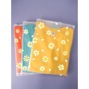 Imagem de Sacos de embalagem de roupas Jinruikj, 10x13", zíper fosco, pacote com
