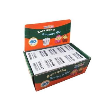 Imagem de Borracha branca 60 leo & leo - caixa com 60 unid. - LEONORA