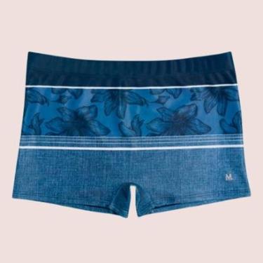 Imagem de Sunga Boxer Box Mash Estampada Masculina Com Proteção UV+-Masculino