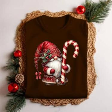 Imagem de Camiseta Unissex Natal Personalizada Doende Do Papai Noel Festa - NoBr