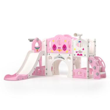 Imagem de Conjunto de brinquedos Slide and Climber Nyeekoy 9 em 1 para crianças 
