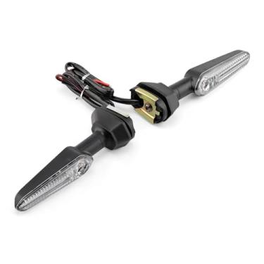 Imagem de GRJQRKHZ Luz de seta de motocicleta para K&awasaki Z400 2017-2022 Luz de seta traseira para motocicleta Lâmpada indicadora de freio traseiro, acessórios de motocicleta