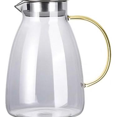 Imagem de Jarra de Vidro 1,9L Borossilicato Transparente com Tampa Inox - Rio Ti