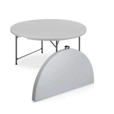 Imagem de Mesa redonda dobrável 1,20 estrutura em aço - Vogel360