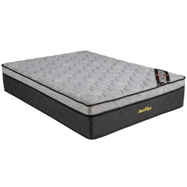 Imagem de Colchao King Size Molas Ensacadas Ortopedico Extra Firme D55 Tipo Latex com Hiper Soft Alto 36cm INMETRO