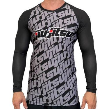 Imagem de Rash Guard JiuJitsu Gray Atlética - Atlética Esportes, GG