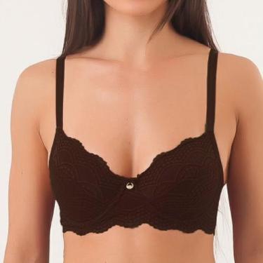 Imagem de Sutiã Charme Base Rendado Nayane Rodrigues - Ref. ST10112, Preto, 44