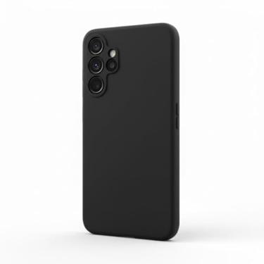 Imagem de Capa Capinha Slim Luxo Aveludada Premium Para Samsung Galaxy A34 TELA 6.6 (PRETA)