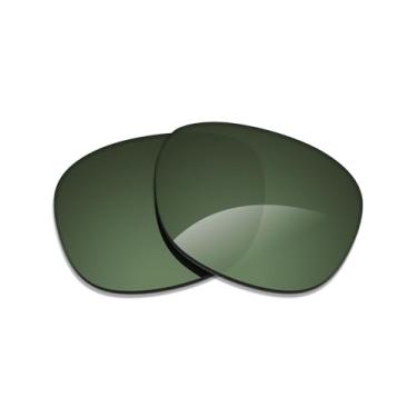 Imagem de Alphax Lentes de reposição polarizadas Elite cinza verde para óculos de sol Ray Ban RB2204F 54 mm