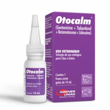 Imagem de Otocalm Solução Auricular Cães e Gatos Agener 14ml