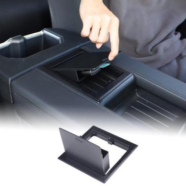 Imagem de Caixa de armazenamento oculta para apoio de braço para carro Toyota Tu