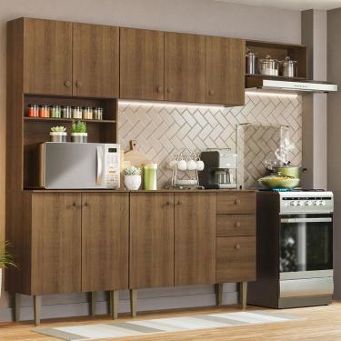 Imagem de Armário Cozinha Compacta 235cm Rustic Gourmet Madesa 02