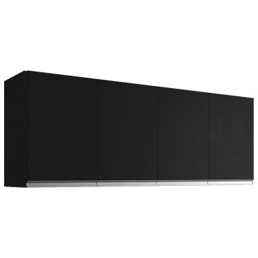 Imagem de Armario Aéreo 4 Portas 150cm Andreia Preto Reajl Moveis