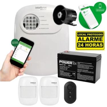 Imagem de Kit Alarme Intelbras Anm 24 Com App Celular 2 Sensor Sf
