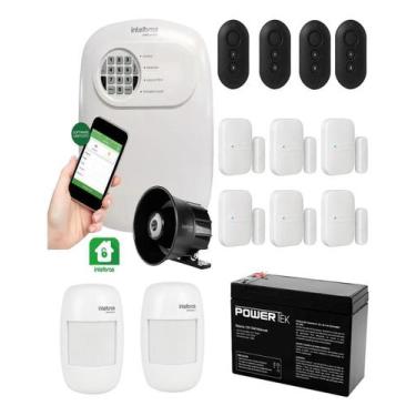 Imagem de Kit Alarme Acesso Remoto Via App Intelbras 08 Sensor Sem Fio