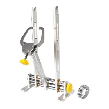 Imagem de Aymzbd Suporte para retificação de rodas, correção de aros, alinhamento, balanceamento, manutenção de rodas, Ouro