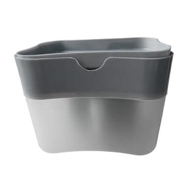 Imagem de WAGHAVEN Dispensador de detergente para cozinha, suporte de esponja 2 em 1, dispensador de sabão para lavar louça, dispensador de bombas de sabão para bancada