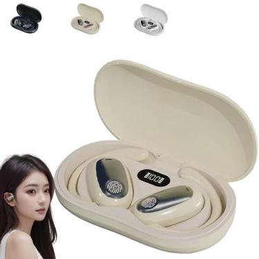 Imagem de Fones de ouvido Bluetooth Sporty Hanging Ear IPX5 impermeáveis amarelo