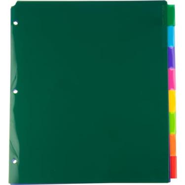 Imagem de Divisórias de aba de papel JAM, Six (6) Packs, 8-Tab