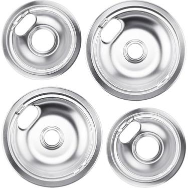 Imagem de Masfrio Bandejas de gotejamento para queimador 316048414 (15 cm) 316048413 (8 polegadas) para fogão elétrico - perfeitamente adequada para Frigidaire, Kenmore, Crosley, Tappan - Inclui 5 x 15 cm, 5 x