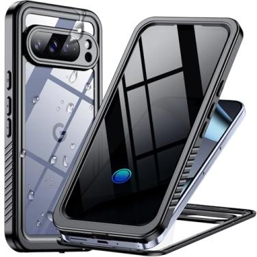 Imagem de Temdan Capa à prova d'água para Google Pixel 10 Pro XL, lente integrada e protetor de tela [corpo inteiro à prova de choque] [militar à prova de queda][à prova de poeira] [IP68 debaixo d'água] para