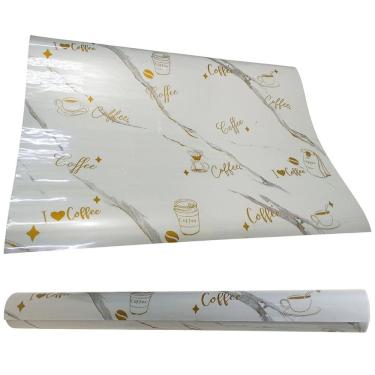 Imagem de Papel de Parede Adesivo Autocolante Marmore Reforma Obra Construçao Reparo Casa Cozinha Envelopamento Bancada Moveis