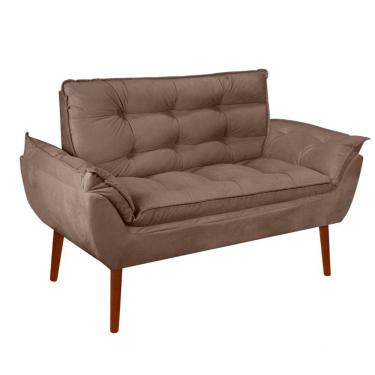 Imagem de Namoradeira Opala Elegante Suede Cappuccino