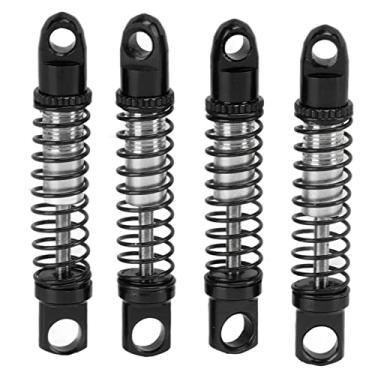 Imagem de Zhjvihx Amortecedor Dianteiro Traseiro Atualizado Atraente Amortecedor de Metal de Liga de Alumínio Compacto Com Suporte de Montagem para Carro RC 1/10 para WPL D12 (#1)