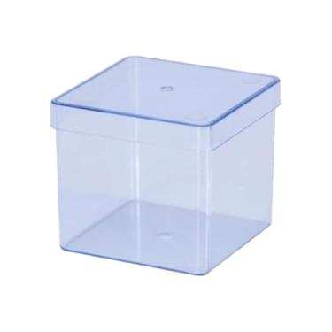 Imagem de Ponto Com Festas, Kit 10 Caixinhas Acrílicas 4x4cm Transparente – Lembrancinhas Festa Casamento