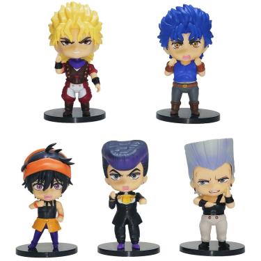 Imagem de Brinquedo de boneco de anime colecionável Jojo`s Bizarre Adventures, 5 unidades