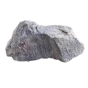 Imagem de IEUDNS Paisagem Artificial Faux Pedra Adereço Jardim Simulado Pedra Decorativa Arenito para Parque Jardim de Pedras Quintal Pátio, Cinza