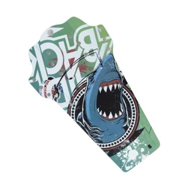 Imagem de Para-lamas de bicicleta na cor fibra de carbono, dianteiro/traseiro, universal, para pneus de mountain bike (MTB).(Style A)