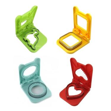 Imagem de Uncrustable sanduicheira 4 peças cortador de bolso sanduíche para almoço infantil (dinossauro)