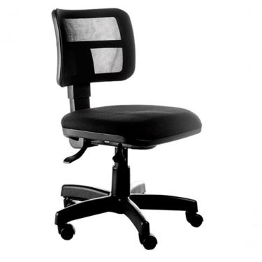 Imagem de Cadeira Executiva com Encosto Tela Mesh Web Design Preto