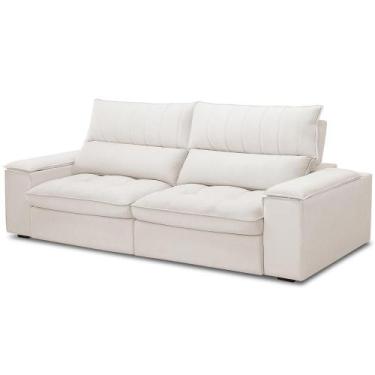 Imagem de Sofá Retrátil Reclinável Para Sala De Estar Living 250cm Nápoles F04 B