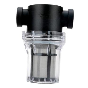 Imagem de Generic Filtro de mangueira de jardim em linha, versátil, protege contra sedimentos, ferrugem e impurezas. Pré-filtro para sistemas de irrigação, Diâmetro Interno 3.2