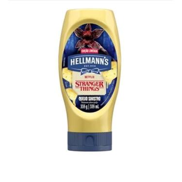Imagem de Maionese Queijo Sinistro Hellmann's Stranger Squeeze 335g